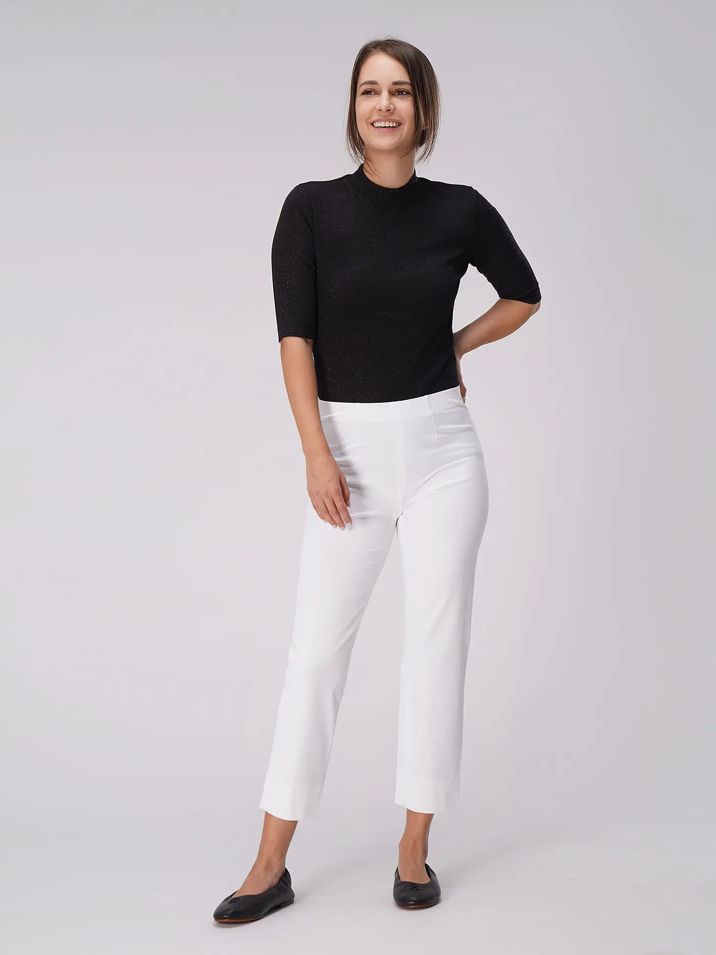 RAFFAELLO ROSSI | Hose "Penny Techno" 6/8 | weiss